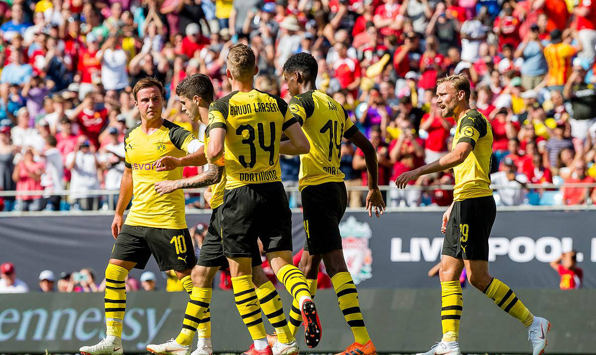 多特蒙德豪取瓦朗谢纳，夺得胜利