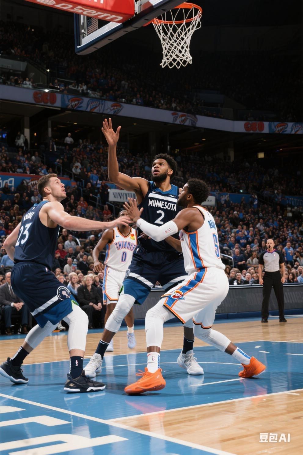 森林狼队员防守坚若磐石，反击成功的简单介绍